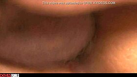 Trans Khloe Hart Pleases Hard Cock in Sexy Fishnet Stockings