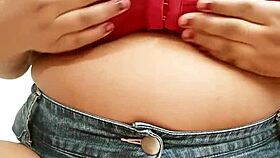 i'm soo horny playing with my big boobs, they feel amazing