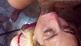 Brunilov Deepthroats Latina Girlfriend's Homemade Blowjob And Swallows Cum