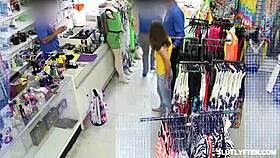 Officer Jack Catches Teen 18+ Brixley For Shoplifting And Gives Cavity Search!