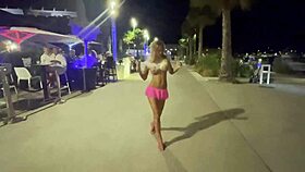 yo, monika fox just walked into a restaurant naked for dinner... then strolled the city at night!