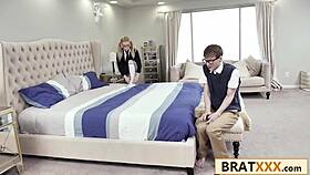 nerdy teen 18+ katie kush fools around instead of classes