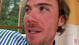 does slim brunette deepthroat before tight pussy ride?