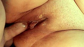 watch that sweet wet teen's pussy getting fucked hard close up