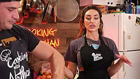 Christiana Cinn Describes Her Job at the Bikini Bar During Casting Interview