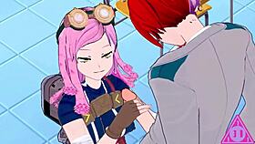 Koikatsu mei hatsume and shoto todoroki in hentai videos with sex scenes, blowjobs, handjobs, and cumshots from the real 3d stories 1 4