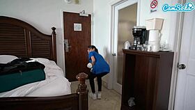 I fuked that busty dirty maid for an extra tip in the hotel.