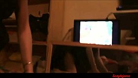 Gorgeous blonde enjoys a close-up facial treatment with friends