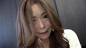 Why are you such a shameless super mature slut? asks the asian big tits japanese babe