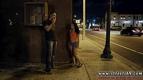 This teen with big tits is masturbating in the car