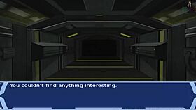 in star wars cosplay, the orange trainer slave gets a blowjob and cumshot in this hentai scene