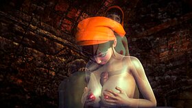 dragon ball hentai - pan gets wild in dungeon sex scene! 🐉