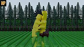 lego porn with anal blowjob and pussy licking!