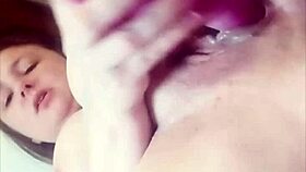 creamy vibrator with lips around it