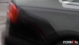 Pornxn Mature Blonde Public Pissing in Street with Sexy Flair