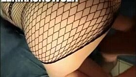 A slutty woman in high heels gets fucked hard in different positions.