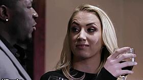 Skinny Blonde Desperate For Huge Dick