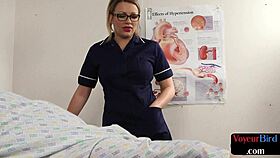 British nurse voyeur spies on weak patient wanking alone in hospital bed