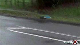 Pornxn Mature Blonde Public Pissing in Street with Sexy Flair