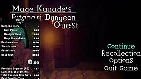 Mage Kanade's futanari dungeon quest adventure!