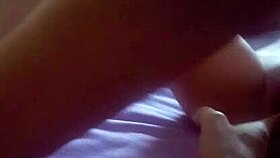 He cums again after fingering her pussy.