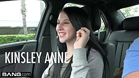 Watch Kinsley Anne, Petite College Coed, Suck Dick in Outdoor Parked Car