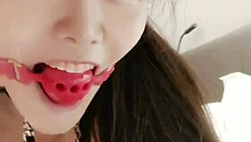 Female slave flirts with big ass