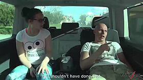highway threesome with mea melone & wendy moon fucking & eating while driving