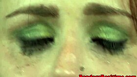 Master binds submissive in kinky bondage for rough domination and sadistic play