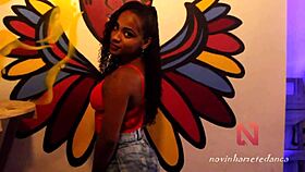 Slut Dances And Throws Her Ass Against The Wall