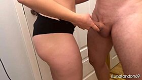 i was shocked when he ripped my panties while giving me a handjob. it got so intense!