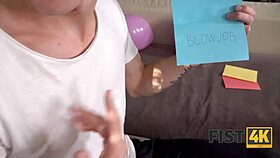 fist4k buddy fists beautiful redhead's shaved cunt