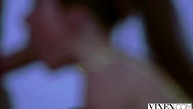 vixen beautiful stefany has passionate affair on road trip with doggystyle and creampie