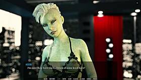 Lesbian assfuck orgy unfolds in hentai