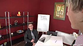 Gay group fun at work