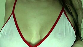 hey, my big natural tits got all wet today