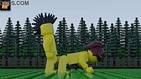 lego porn with anal blowjob and pussy licking!