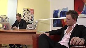 Gay group fun at work