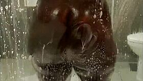 Ebony couple rides and squirts in monster cock compilation.