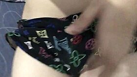 Horny filipina girlfriend moans while raining