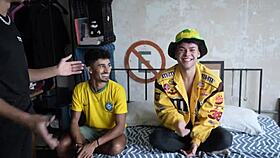 Behind the Scenes: Joseph Santos in Brasileirinhos Bareback Group Action