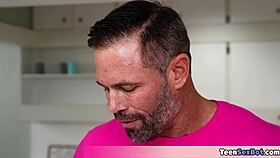 Two cute teens enjoy the free fuck day game deeply