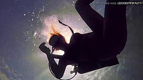 I’m stunned by Kasandra Lufi’s underwater nude sea show