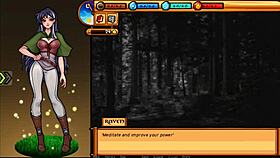 Raven Receives Missionary Creampie in Anime Quest