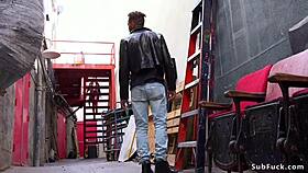 babe in stockings endures dp orgy with anal and blowjob