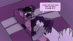 i'm a wolf furry eating a gay bird on the beach lol