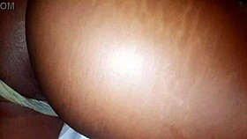 Pushing Aside Her Panties For A Monster Cock Creampie Blast.