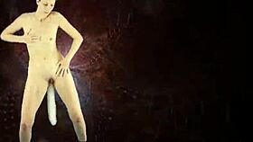 my sweet dancing to asian music with the psychedelic background part 1