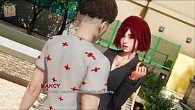 In eternum 5 hentai game, anime characters engage in intense sexual adventures