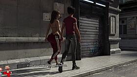 एपिसोड 23 में, लस्टी मिल्फ वाइल्ड टॉयलेट सीन में यंग 18+ स्टड को चूसती है।